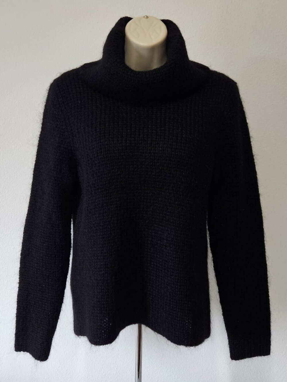 VINTAGE Ralph Lauren Mohair Turtleneck / Cowl Neck Sweater - Picture 2 of 11